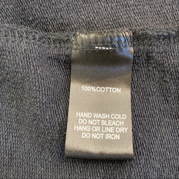 MEDIUM Mono B Women’s Cardigan Open Front Wrap Flowing Waterfall Black Cotton - Picture 12 of 14